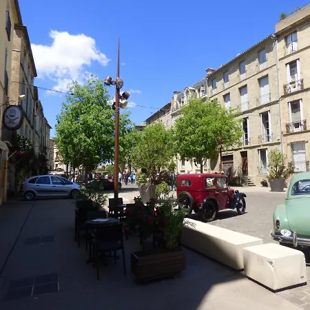 Apartamento Pillement 2-t2-balcon Avec Garage Privé Optionnel-centre Historique Et Plages à 21km ! Pézenas